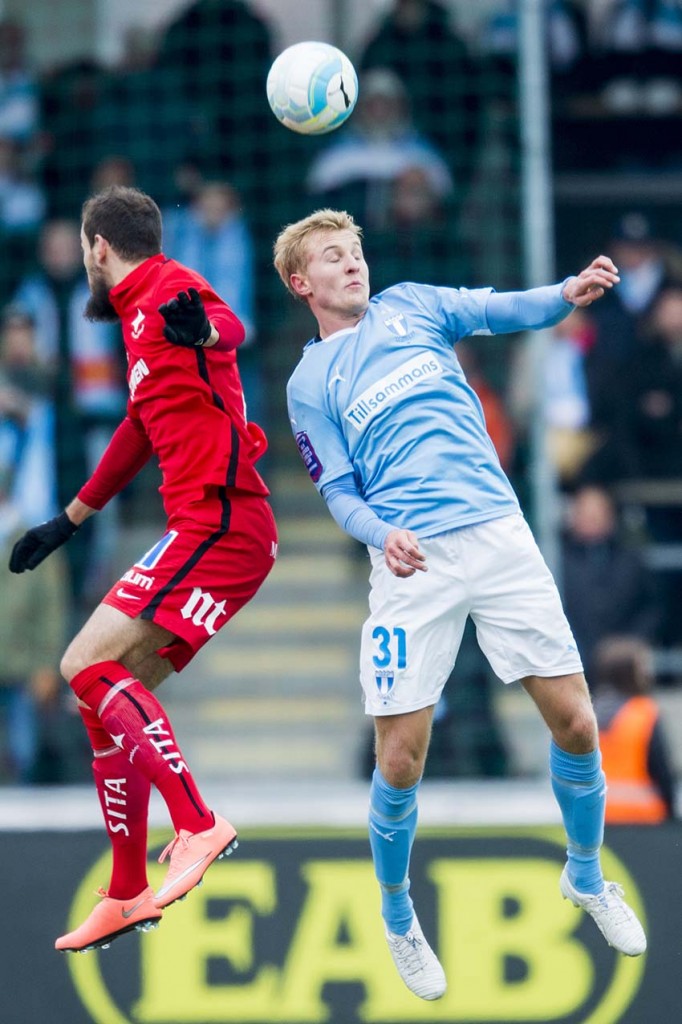 Franz Brorsson vann sina dueller mot IFK Norrköpings Emir Kujovic i söndags.                                                Foto: Bildbyrån
