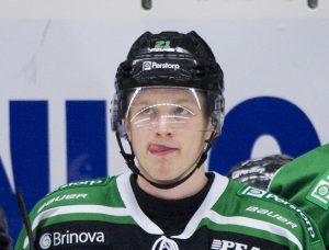 121113 Ishockey, elitserien, Rgle - AIK: 2 ml, Ted Brithn, Rgle, slickar sig om munnen © Bildbyrn - 64169 - Foto: Lennart Mnsson/BILDBYRN